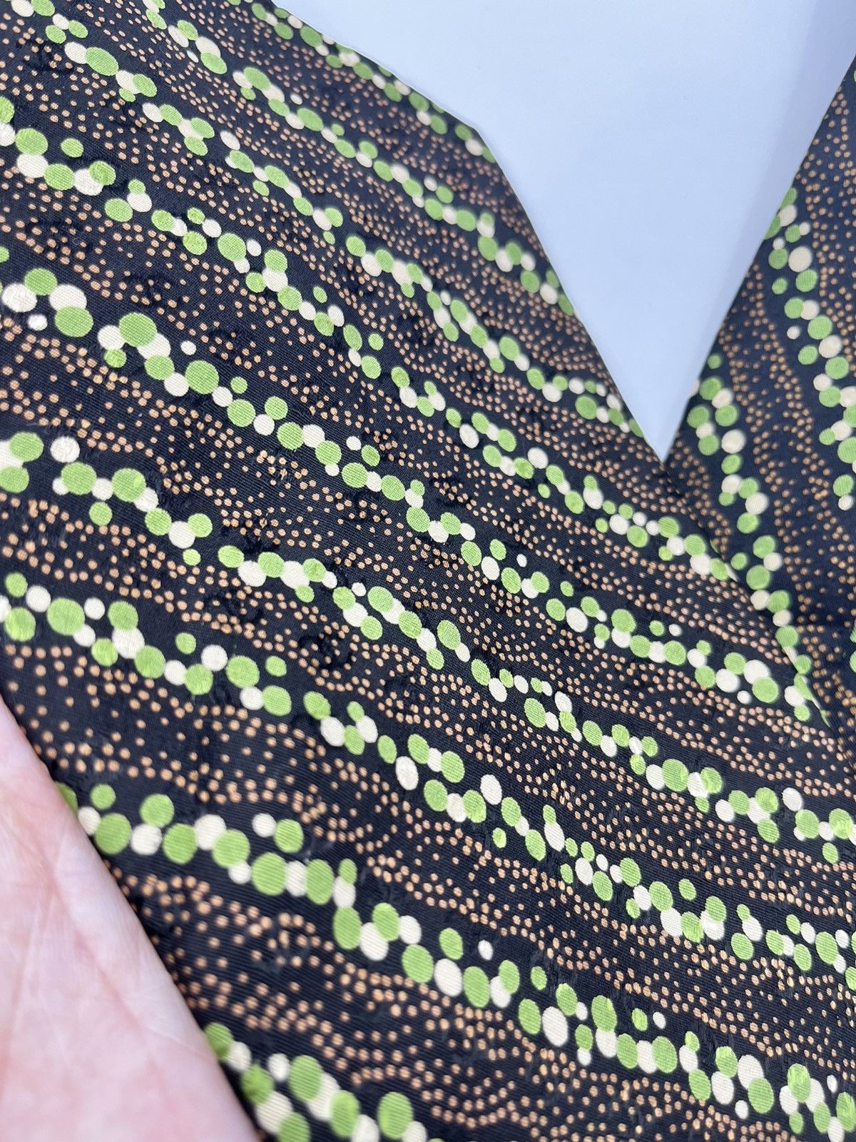 Chanel Vintage Men’s Silk Tie – Chanel (Soie, Made in France) Size ONE SIZE - 4 Thumbnail