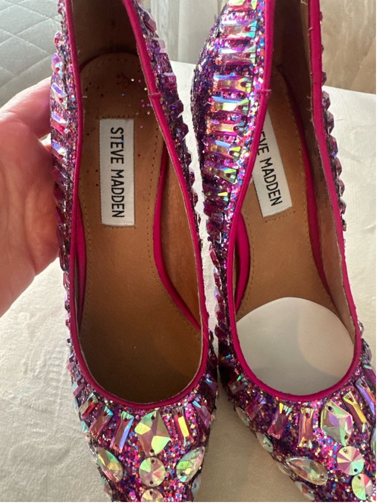Steve Madden NWOT Steve Madden Galaxxie Jeweled Pump Purple Pink Size 6 Size US 6 / IT 36 - 6 Thumbnail