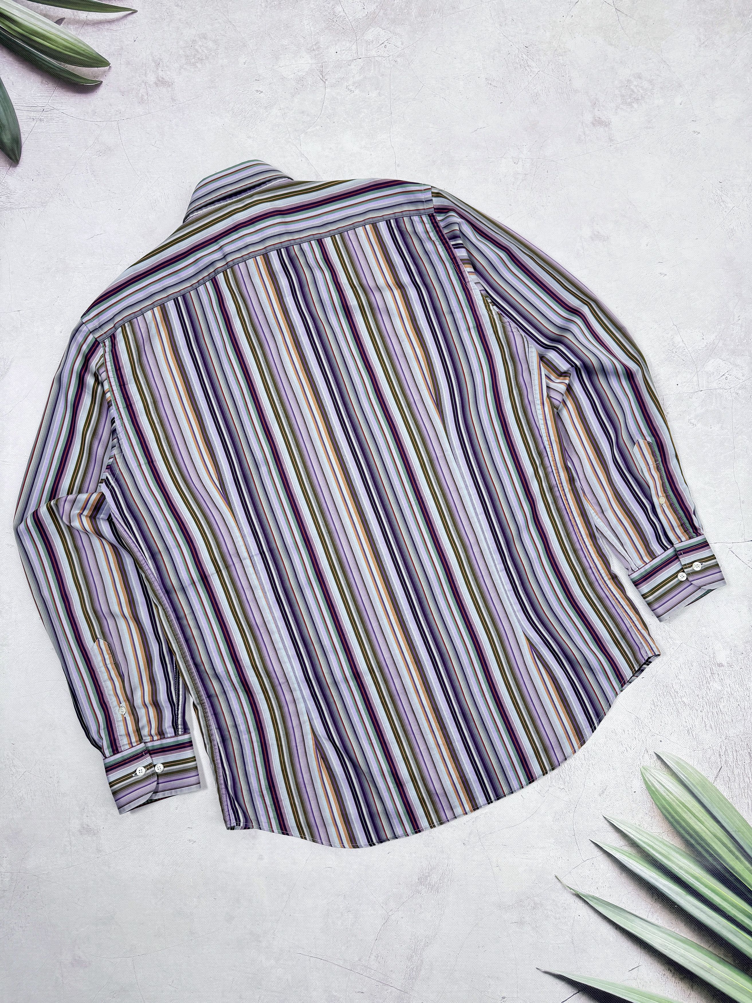 Etro Etro Shirt Multicolor Sriped Pattern Classic Size US L / EU 52-54 / 3 - 18 Thumbnail