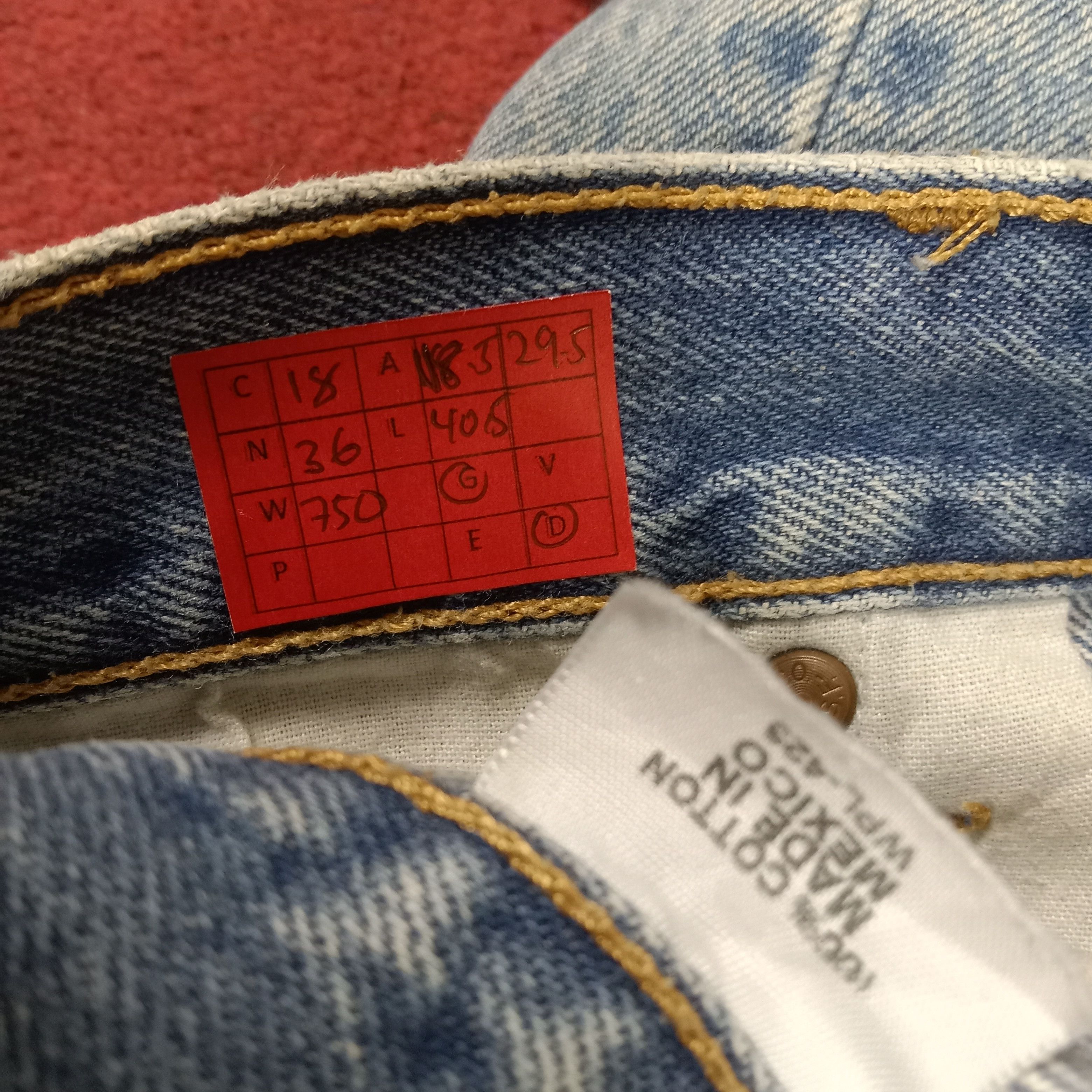 Levi's Levis Streetwear Style Custom Flowers Design Jeans Size US 37 - 13 Thumbnail