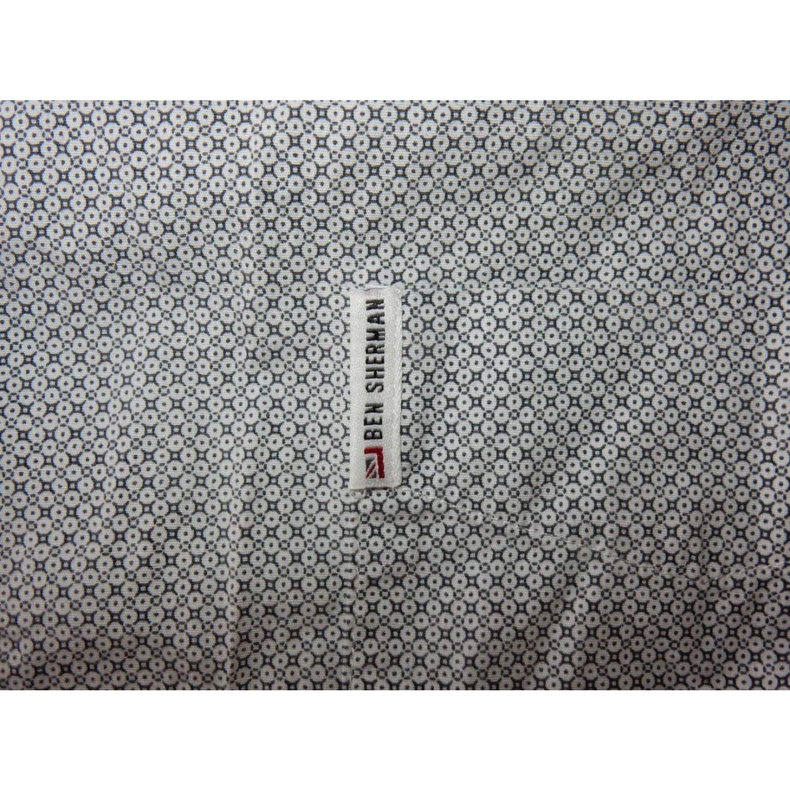 Ben Sherman Ben Sherman Men's Long Sleeve Button-Front Shirt Size L Slim Fit Size US L / EU 52-54 / 3 - 2 Thumbnail
