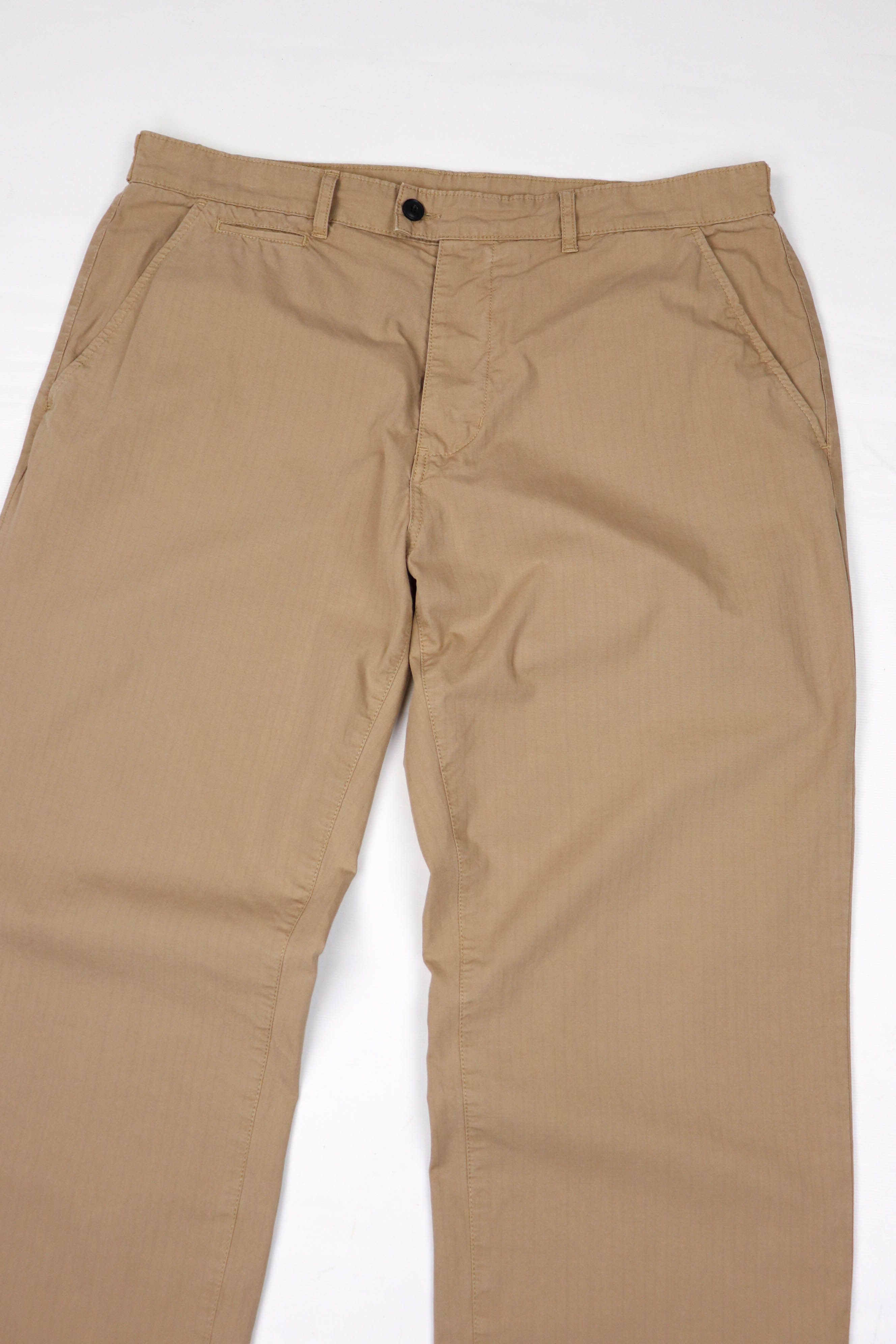 Albam Albam Beige Garment Dyed Ripstop Fabric Trousers Pants Size US 38 / EU 54 - 3 Thumbnail