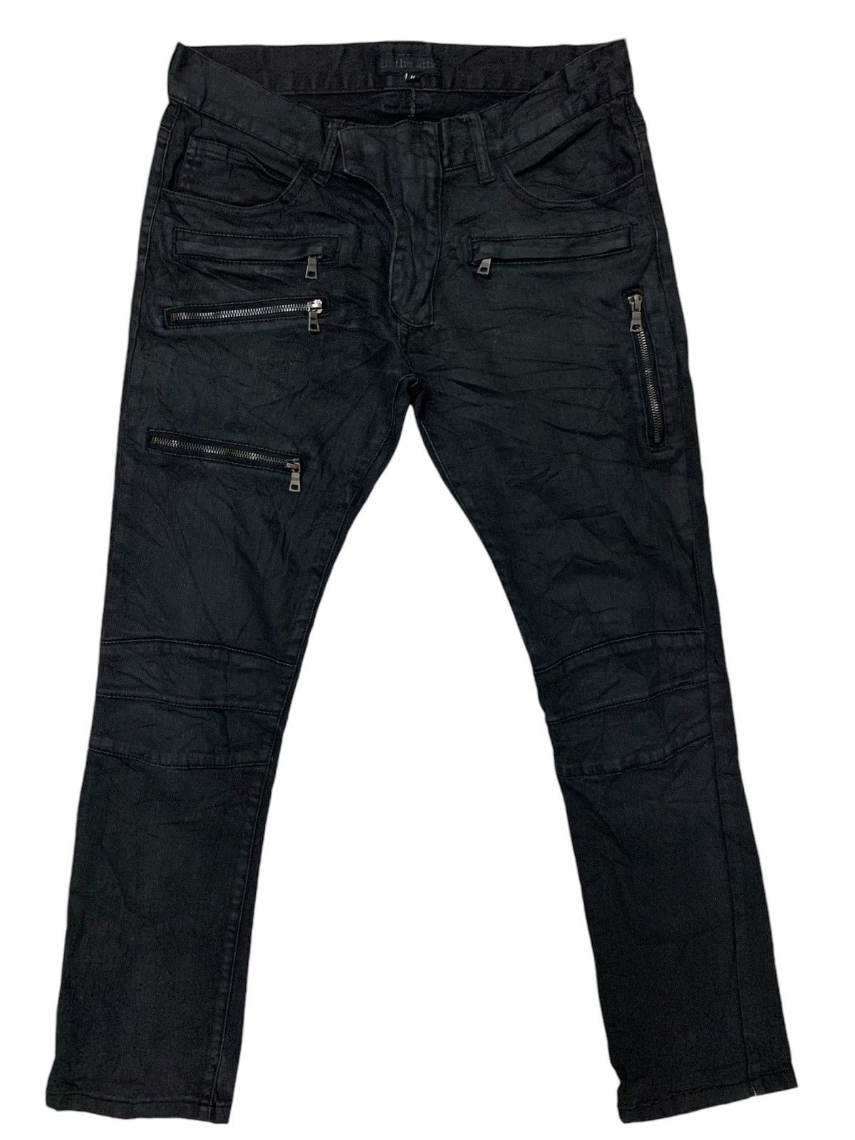 in the attic skinny coating denim Y2K