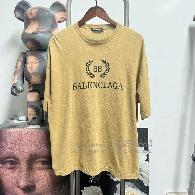 Balenciaga Balenciaga Wheat Ear Short Sleeve Tee. Size US M / EU 48-50 / 2 - 1 Thumbnail