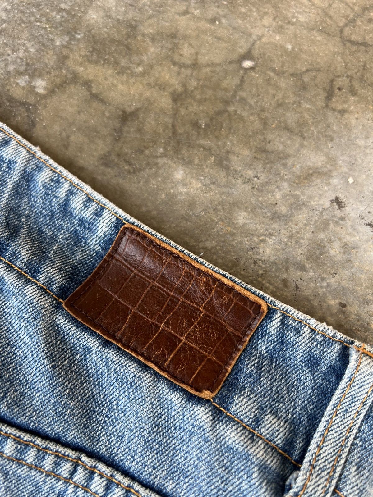 If Six Was Nine × Japanese Brand × Sophnet. 💥Baggy💥Vintage Sophnet. faded Distressed Jean Size US 35 - 19 Thumbnail