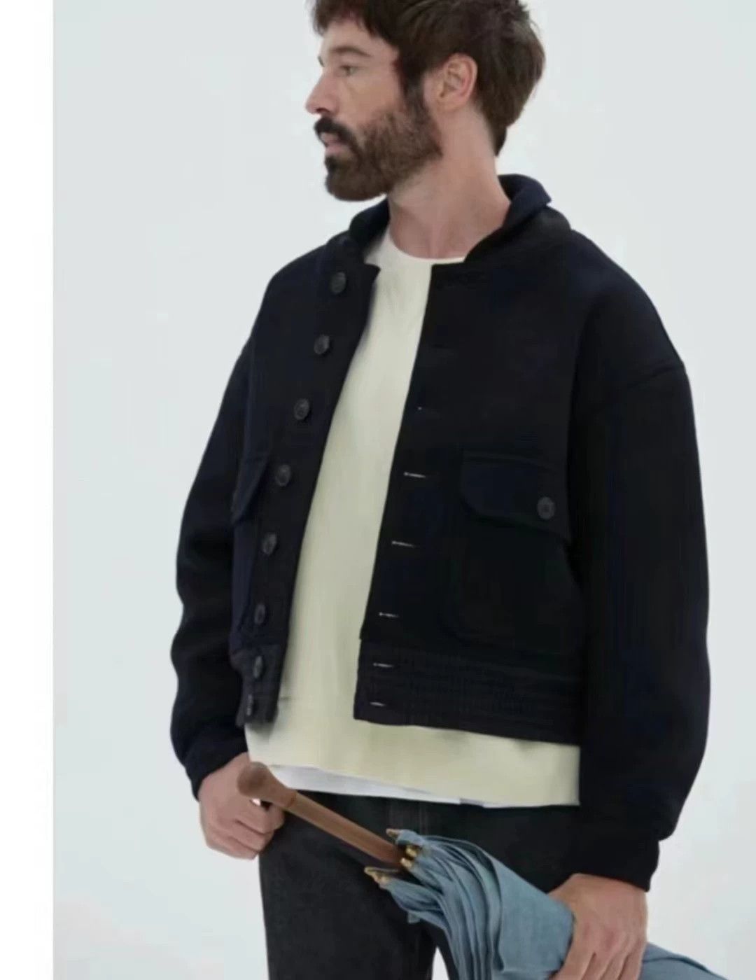 Visvim VISVIM DAYTON JKT Navy Wool Linen Jacket 2 Small Size US M / EU 48-50 / 2 - 8 Thumbnail