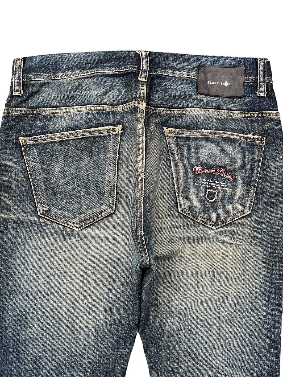 Japanese Brand × Le Grande Bleu (L.G.B.) Vintage Japanese Brand Mud Faded Washed Distressed Jeans Size US 35 - 4 Thumbnail