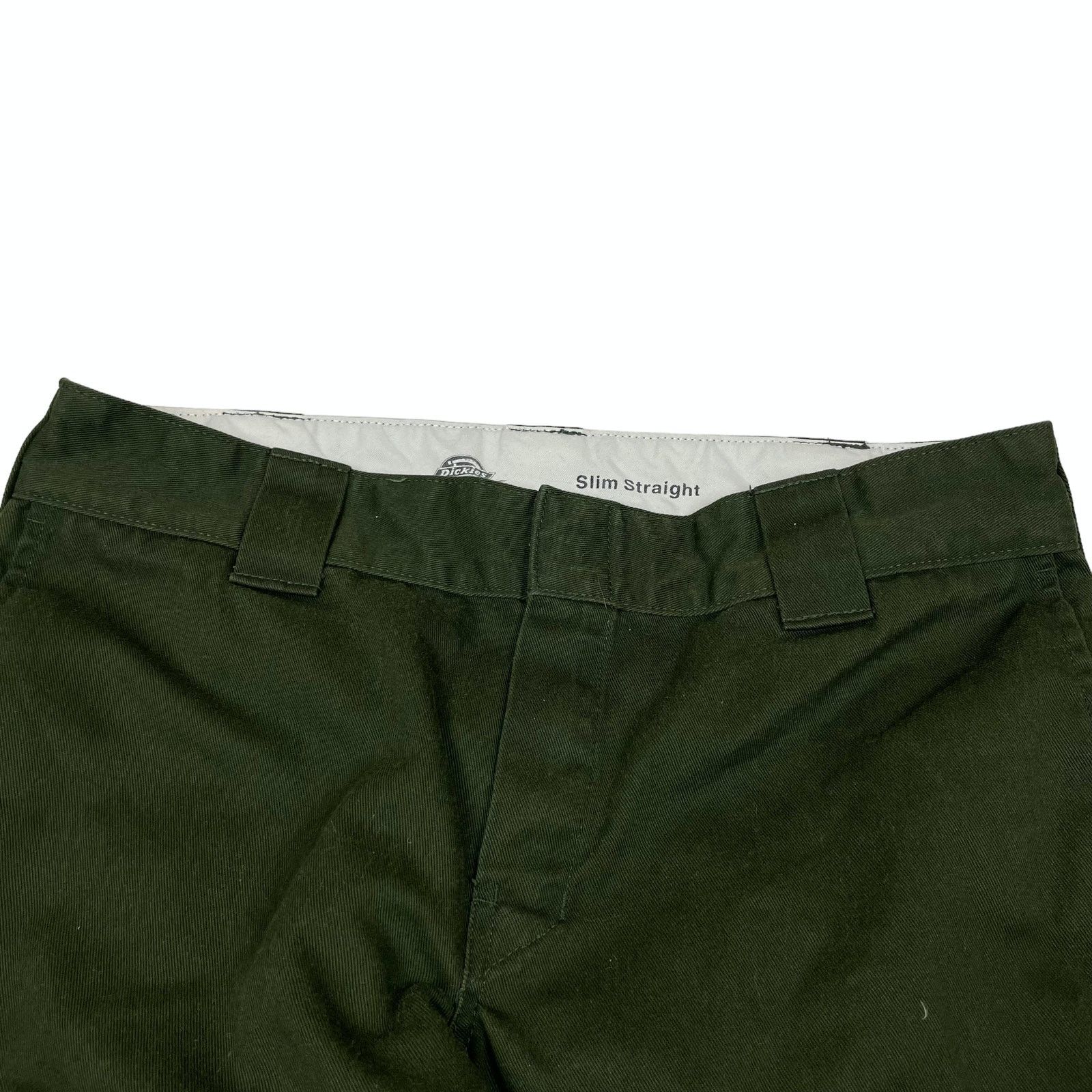Dickies Dickies Men's Green Pockets Slim Fit Straight Pants 31X32 Size US 31 - 4 Thumbnail