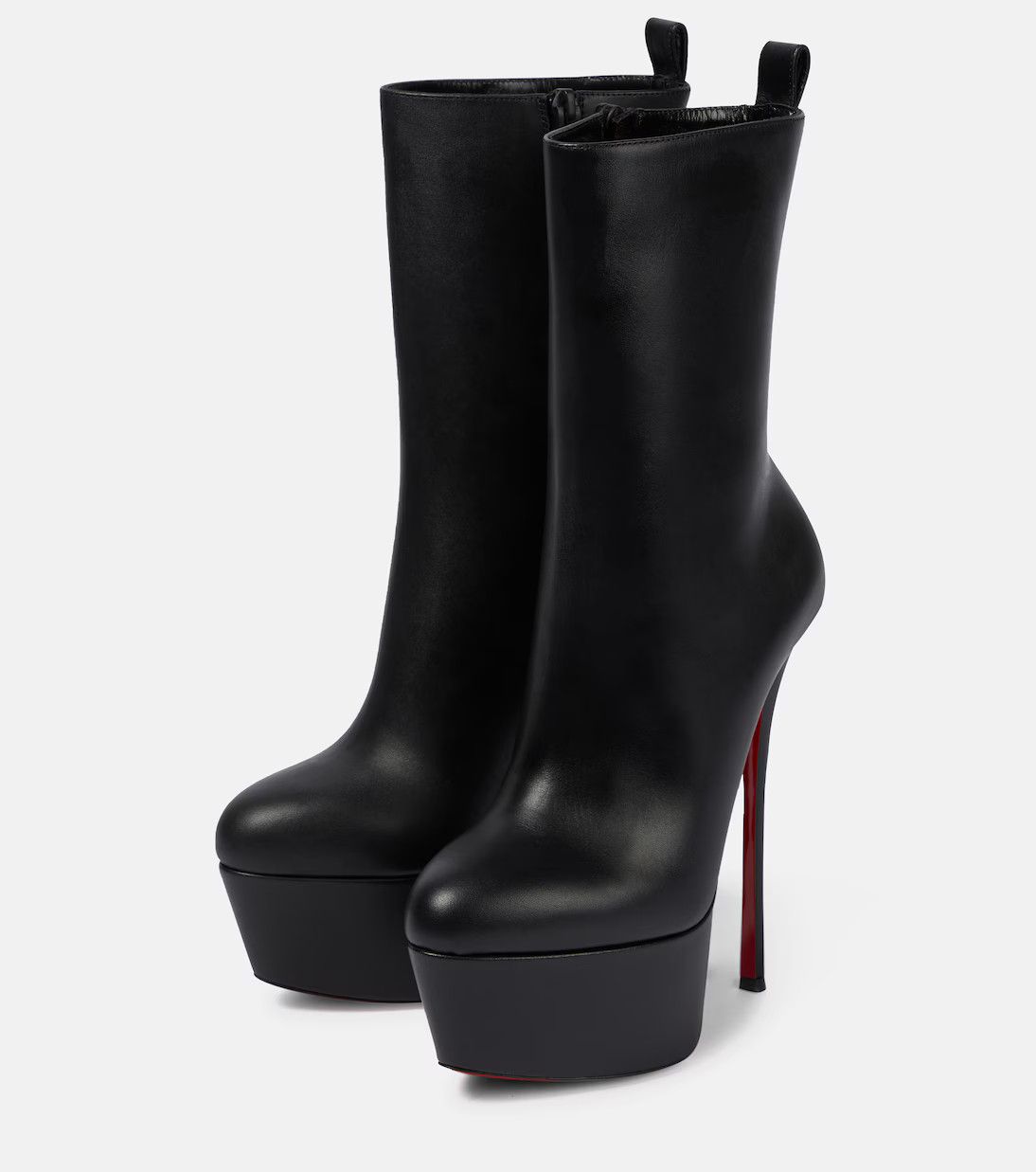 Christian Louboutin o1s1wg111224 Dolly Booty Alta 160 Calf in Black Size US 8 / IT 38 - 1 Thumbnail