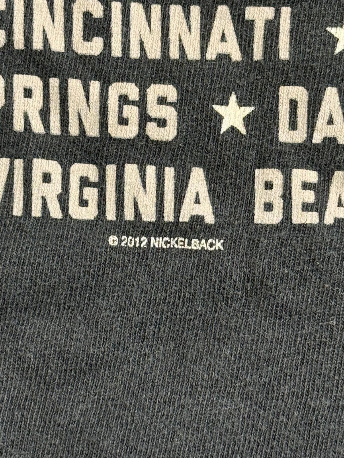 Gildan Nickelback Band Photo T-shirt - Album Here and Now Tour 2012 Size US S / EU 44-46 / 1 - 6 Thumbnail
