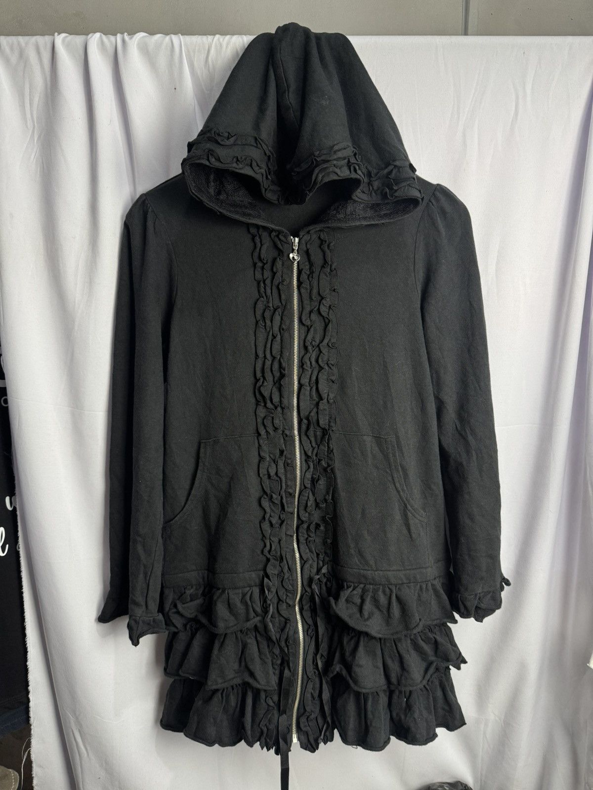 Japanese Andlove Ifsix Styled Black Faded Hoodie