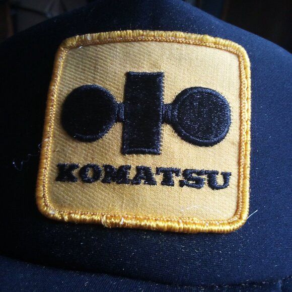 Other Deadstock Vintage Komatsu Patch Snap Trucker Hat Cap Size ONE SIZE - 2 Thumbnail