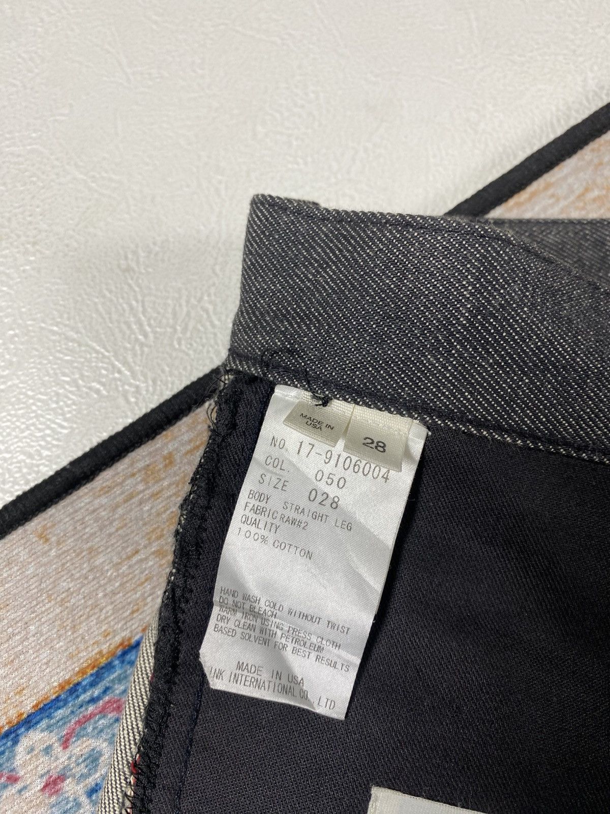Helmut Lang Helmut lang new york selvedge straight jeans pants Size US 30 / EU 46 - 12 Thumbnail