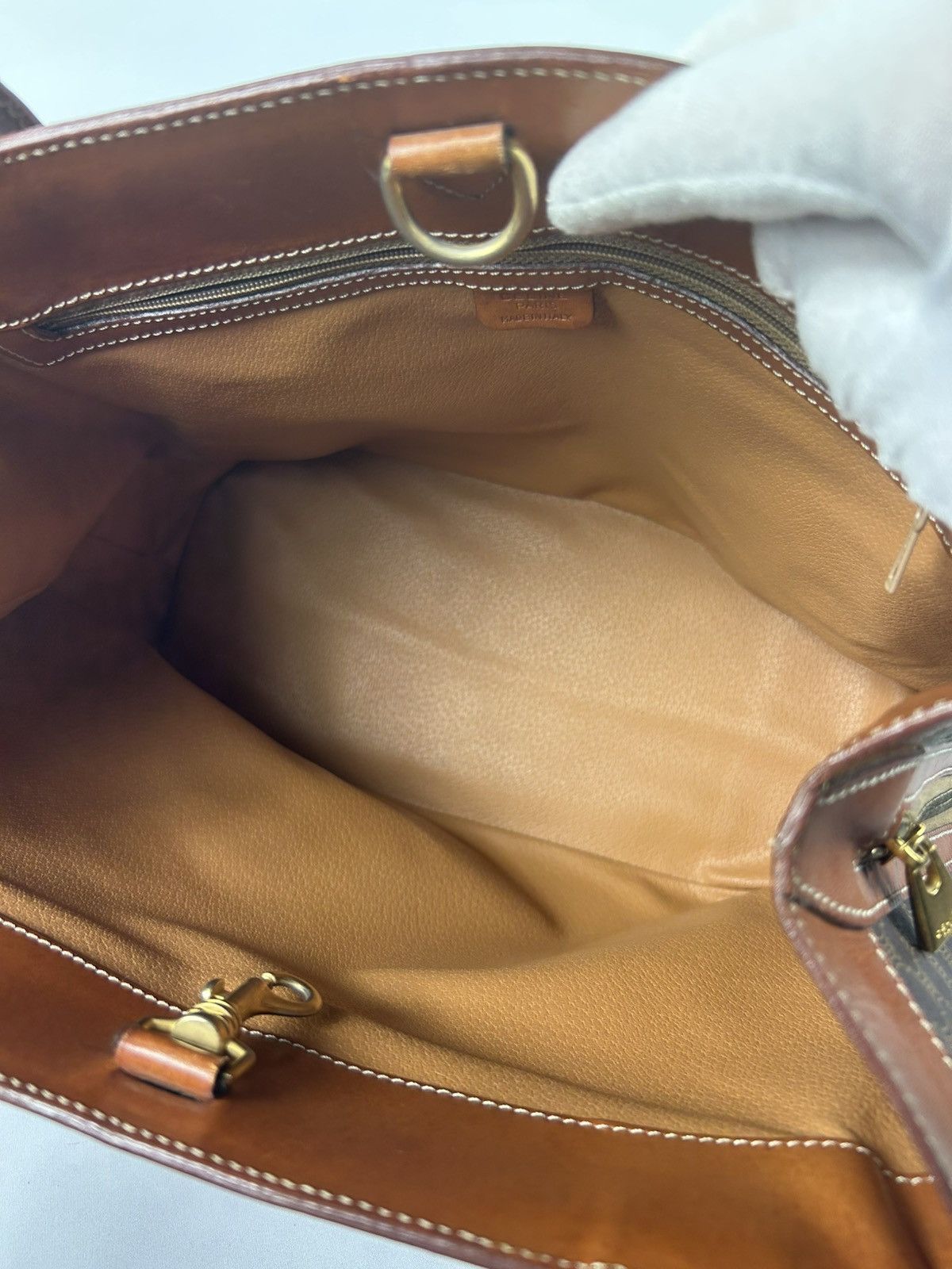 Celine Celine Macadam Leather Shoulder Bag Size ONE SIZE - 5 Thumbnail
