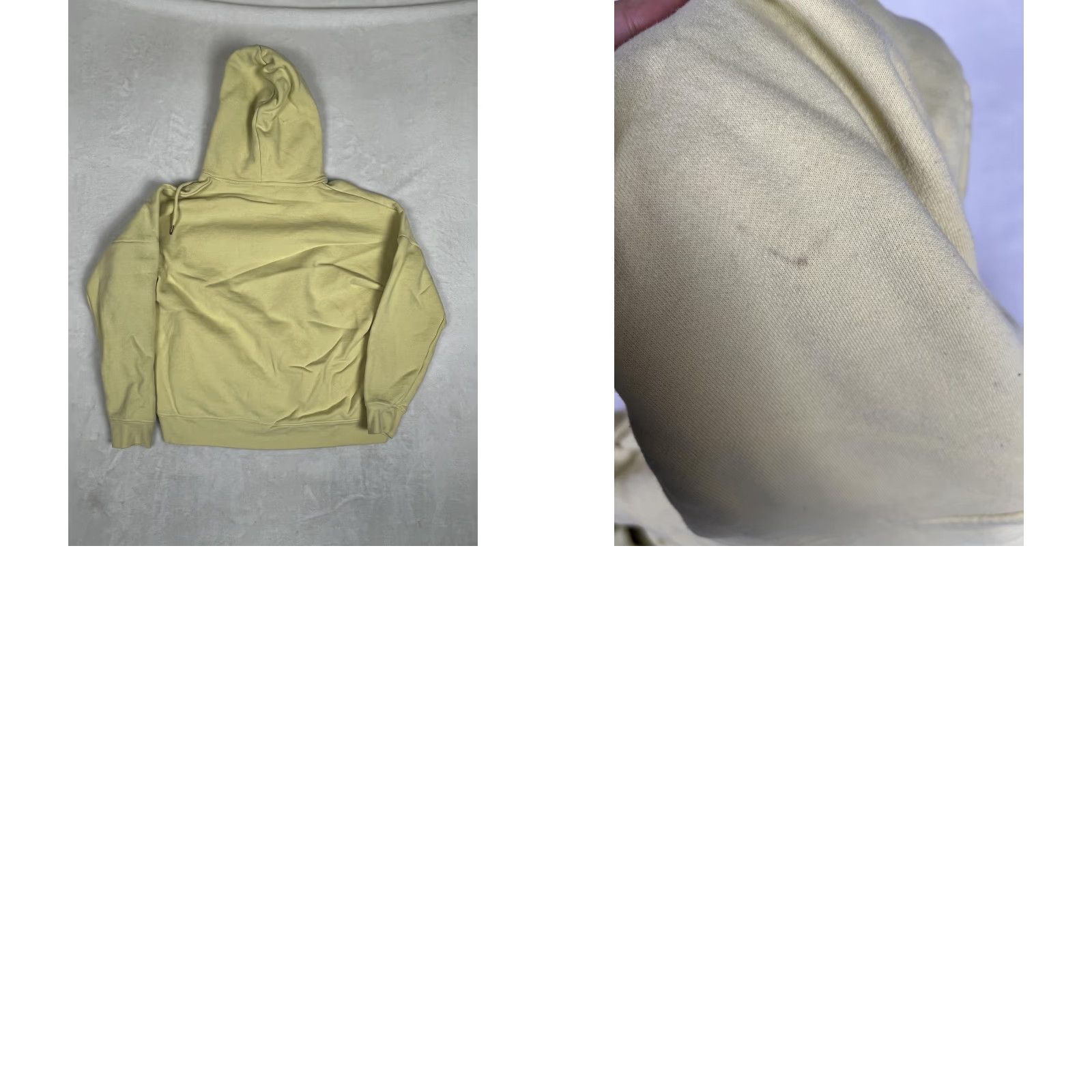 Vintage Monet Skateboard Hoodie Mens Large Yellow Dog Graphic Pullover Fleece Sweatshirt Size US L / EU 52-54 / 3 - 8 Thumbnail