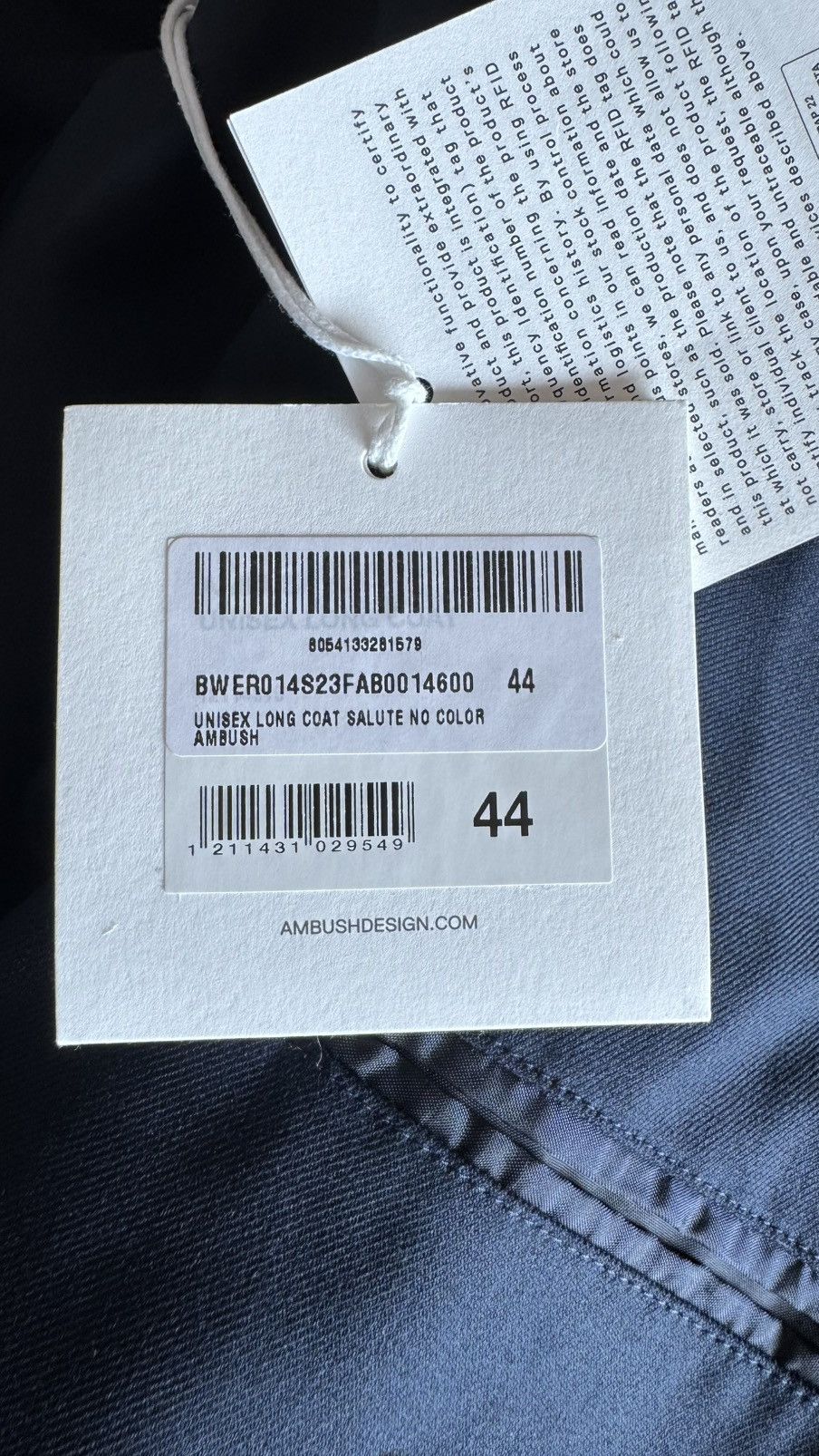 Ambush Design Ambush coat new with tags 44 oversize unosex made in Japan Size L / US 10 / IT 46 - 8 Thumbnail