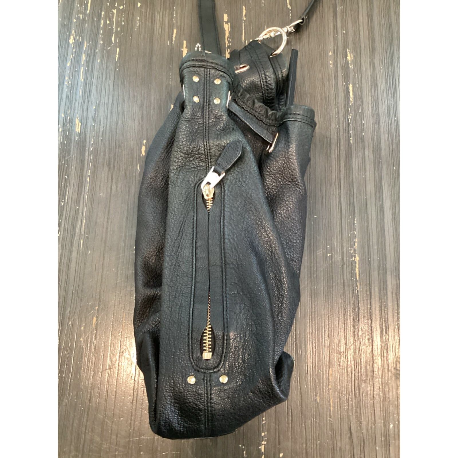 Coach COACH Dempsey Handbag Medium Women Black Leather Drawstring CN683 15 Size ONE SIZE - 6 Thumbnail