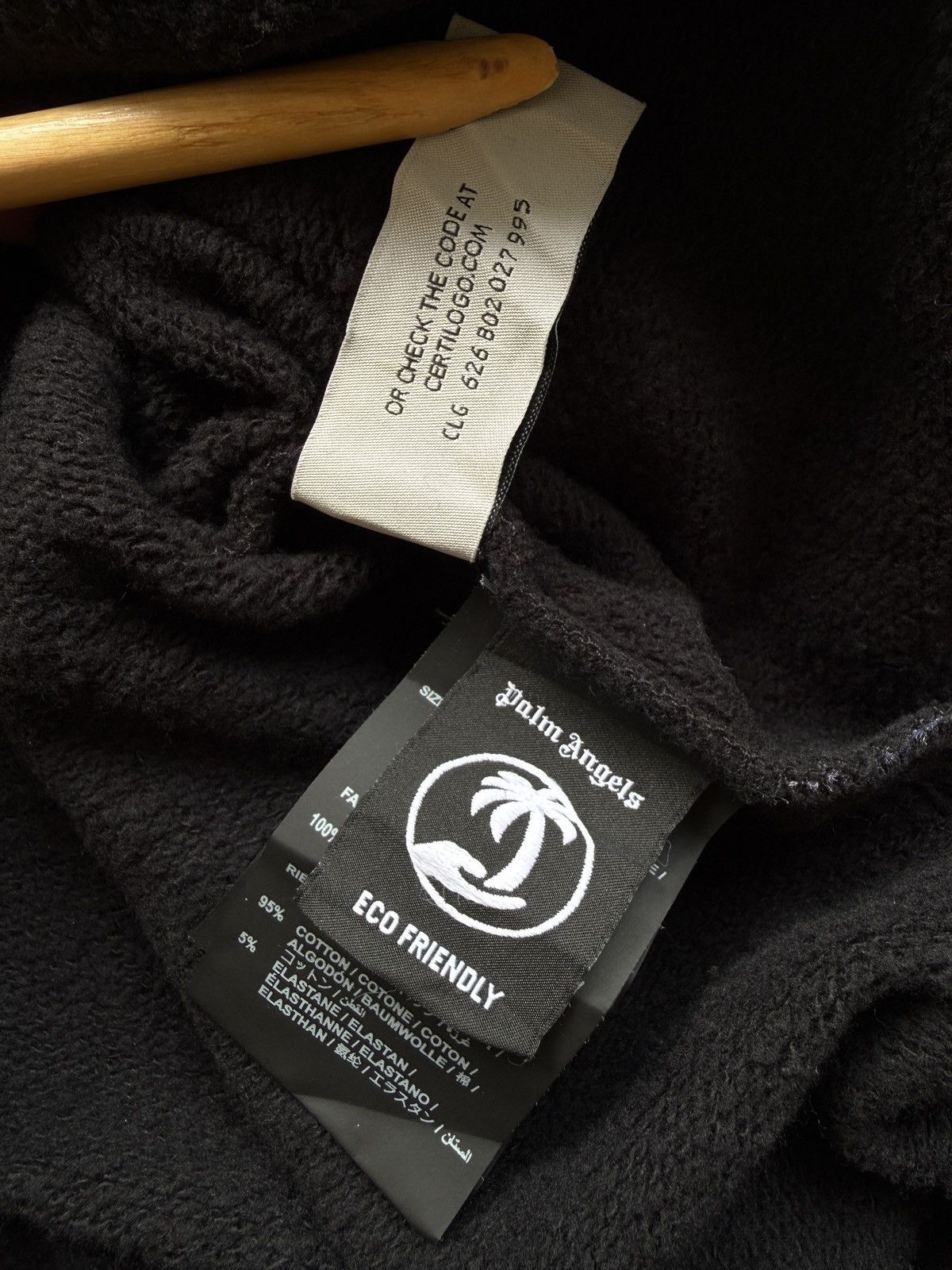 Palm Angels Palm Angels Star Sprayed hoodie Black boxy fit Size US L / EU 52-54 / 3 - 10 Thumbnail