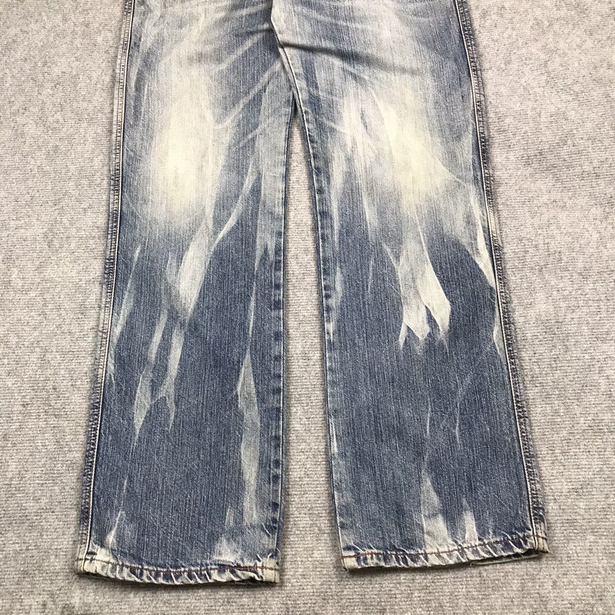 Edwin × Japanese Brand EDWIN JAPANESE BAGGY ACID WASH JEANS PANTS Size US 32 / EU 48 - 2 Thumbnail