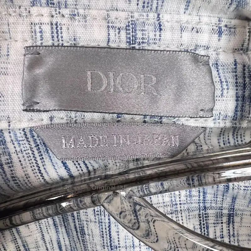 Dior Dior Light Blue Cotton Button-Up Shirt . Size US XL / EU 56 / 4 - 4 Thumbnail
