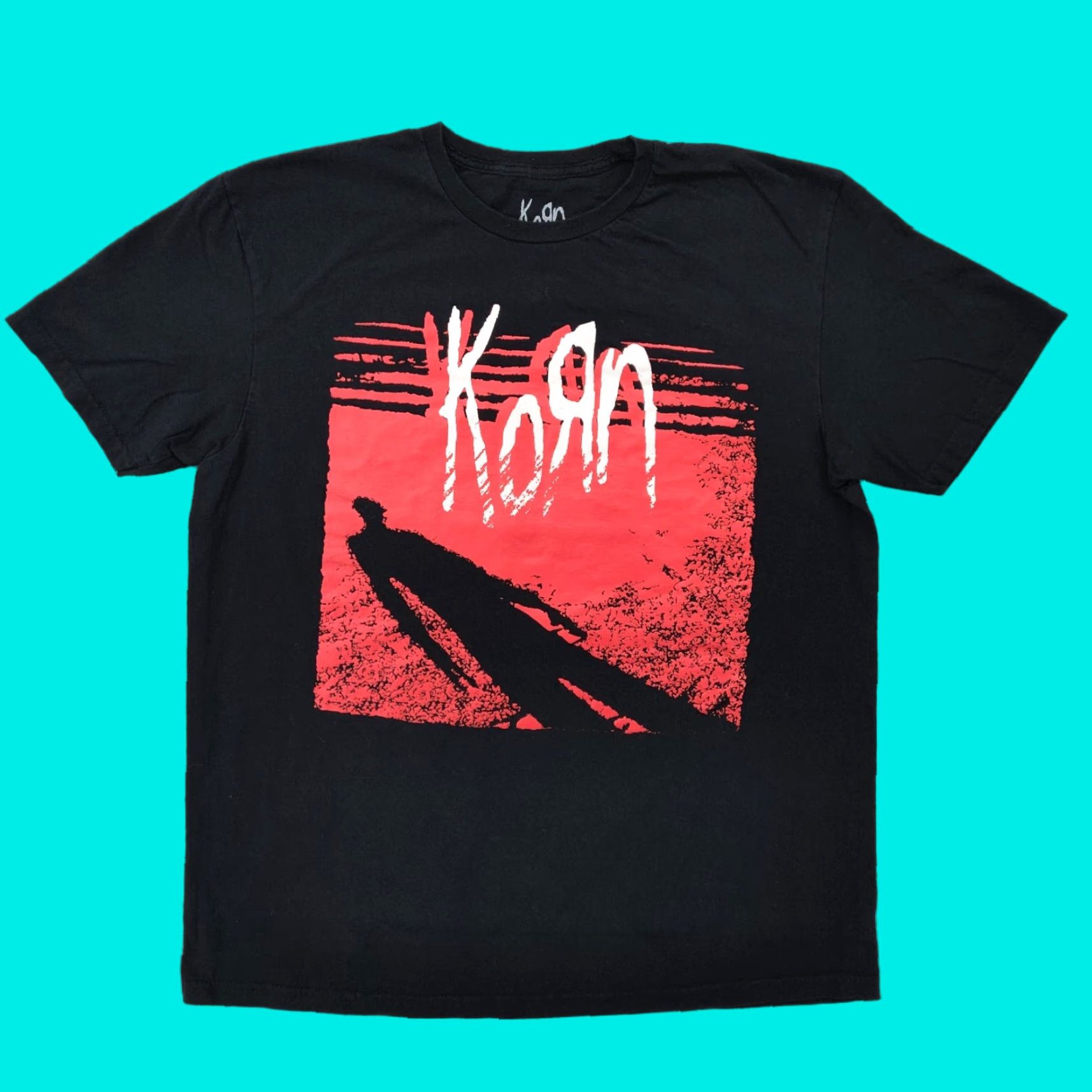 Vintage Korn T Shirt Adult Mens Large L Black Short Sleeve Graphic Rock Band Size US L / EU 52-54 / 3 - 1 Thumbnail