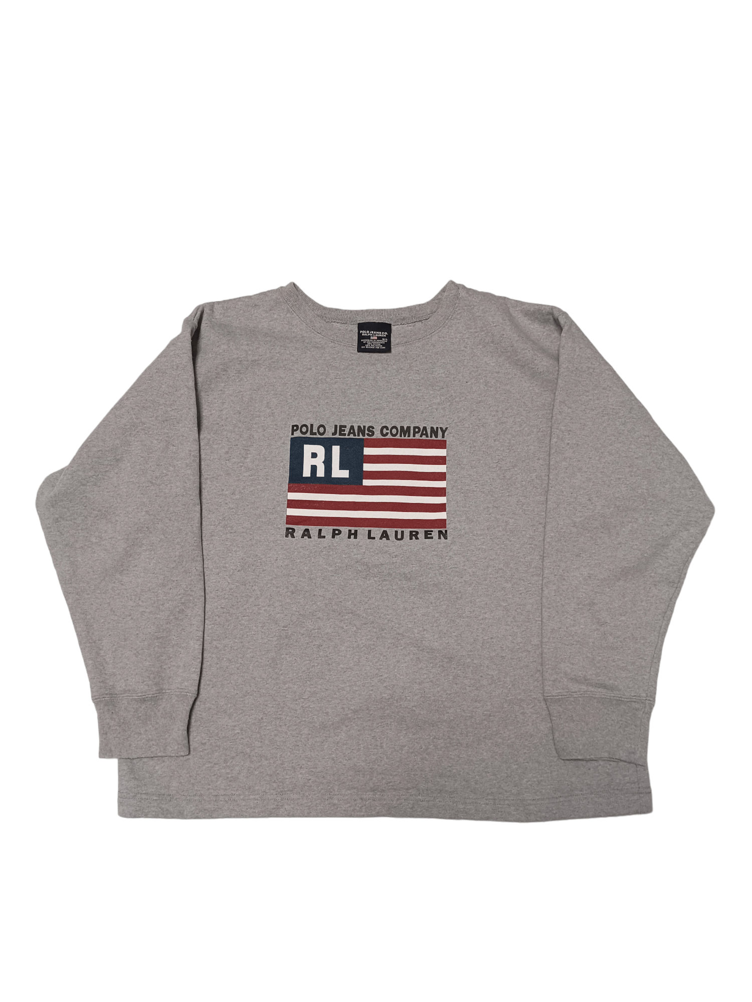 Polo Ralph Lauren PRL JEANS MADE IN HONDURAS AMERICAN FLAG SWEATSHIRT OVERSIZE Size US M / EU 48-50 / 2 - 1 Thumbnail