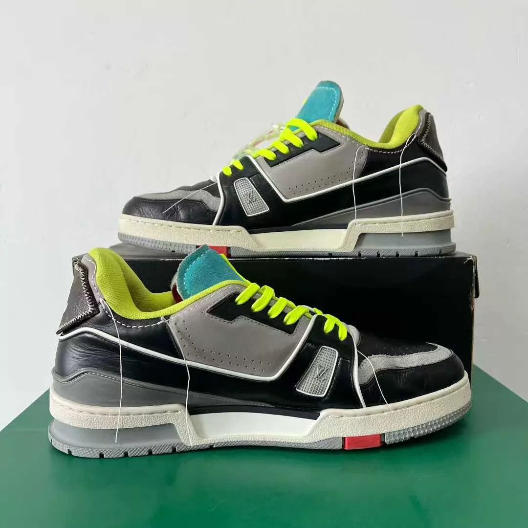 Louis Vuitton LV Trainer Navy Black Runway 43.5 Size US 10.5 / EU 43-44 - 5 Thumbnail