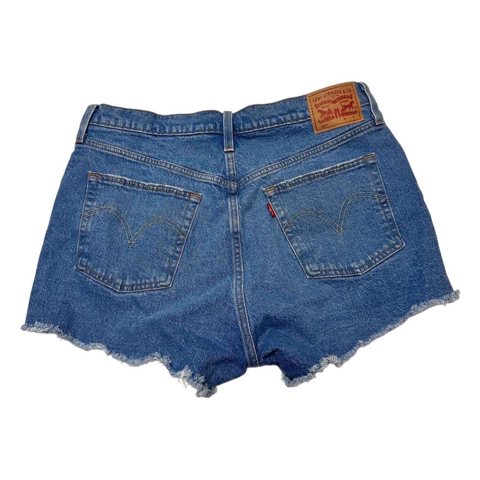Levi's Levi’s Women’s Denim Shorts Size 32W Size 32" / US 10 / IT 46 - 2 Thumbnail