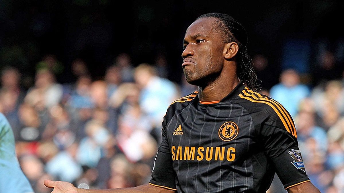 Adidas CHELSEA ADIDAS 2010/2011 FOOTBALL THIRD JERSEY #11 DROGBA Size US M / EU 48-50 / 2 - 16 Thumbnail