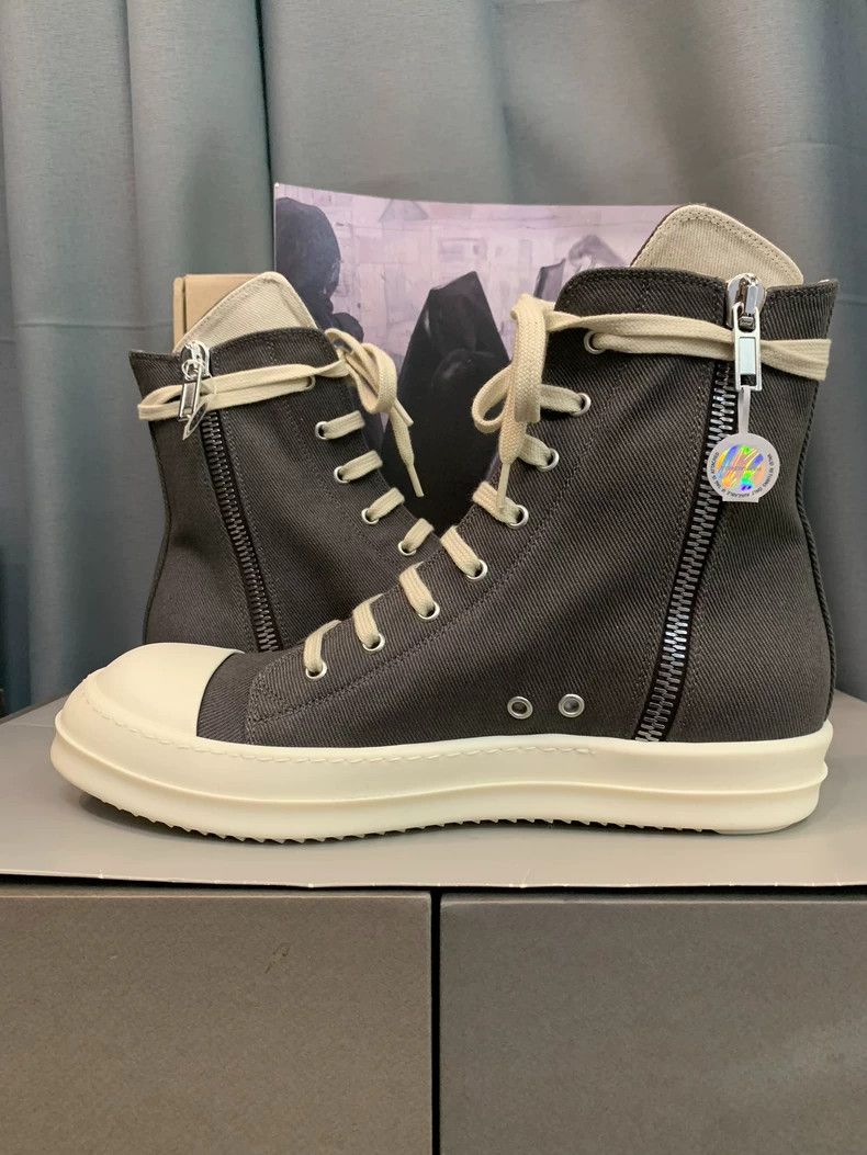 Rick Owens Rick Owens Canvas five Miscanthus sinensis star embroidere Size US 11 / EU 44 - 6 Thumbnail