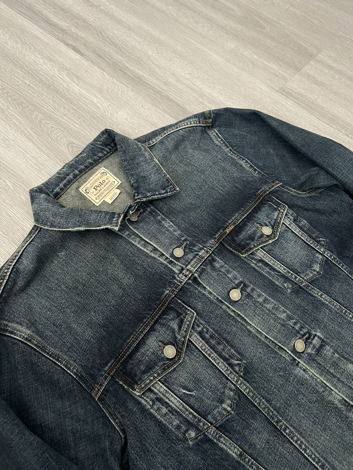 Polo Ralph Lauren Polo Ralph Lauren Vintage Jean Jacket Authentic Size US XXL / EU 58 / 5 - 2 Thumbnail