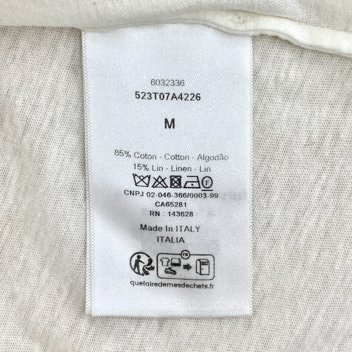 Dior Dior Tennis Racket Letter Printed Short Sleeve T-Shirt K26WX Size M / US 6-8 / IT 42-44 - 7 Thumbnail