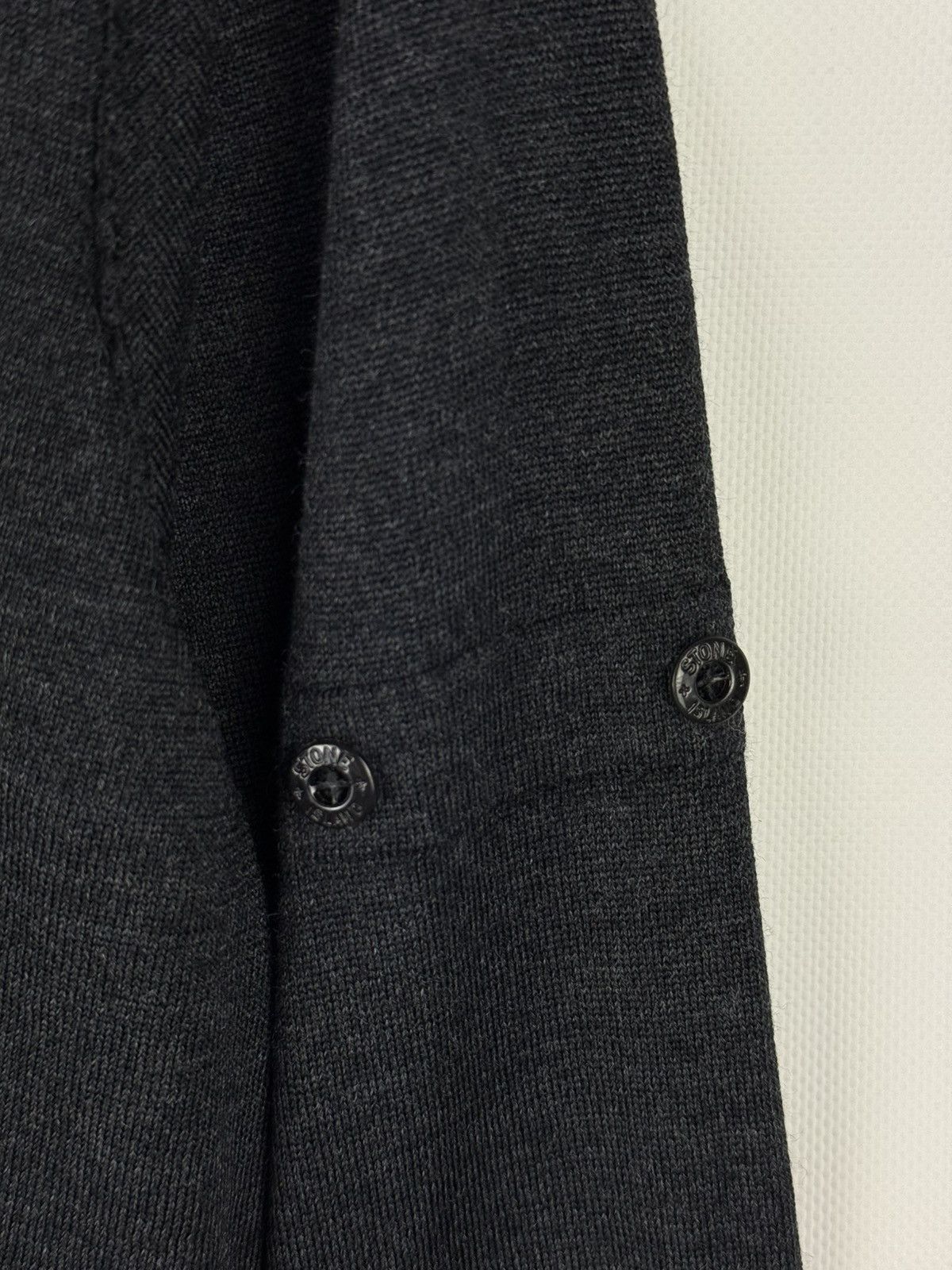 Stone Island Stone Island Men’s Distressed Full Zip Wool Sweater Size US XL / EU 56 / 4 - 9 Thumbnail