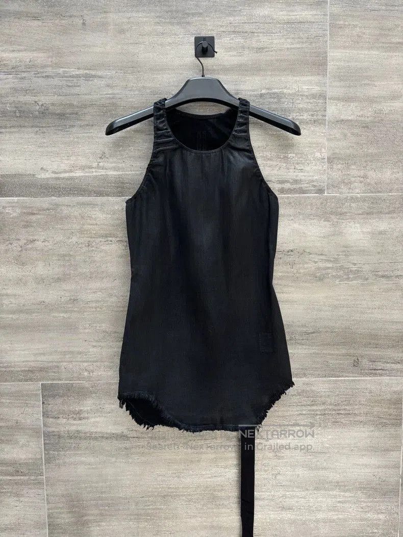 Rick Owens Drkshdw Rick Owens DRKSHDW Wax Dyed Tank Top. Size US M / EU 48-50 / 2 - 1 Thumbnail