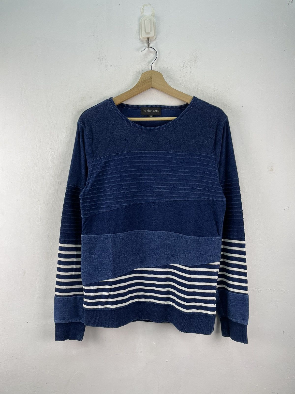 In The Attic In The Attic Long Sleeve Tshirt Patchwork Indigo Japan Size US M / EU 48-50 / 2 - 1 Thumbnail