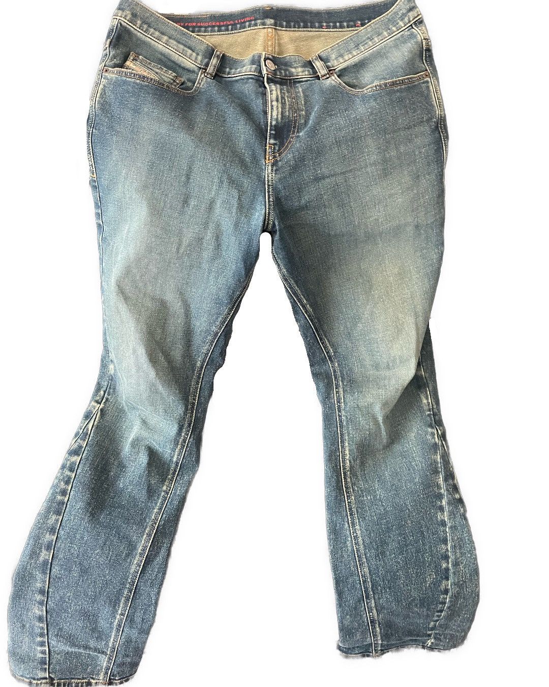 image of Diesel Bootcut Jeans 2021 D-Vocs 09B91 in Blue, Men's (Size 36)