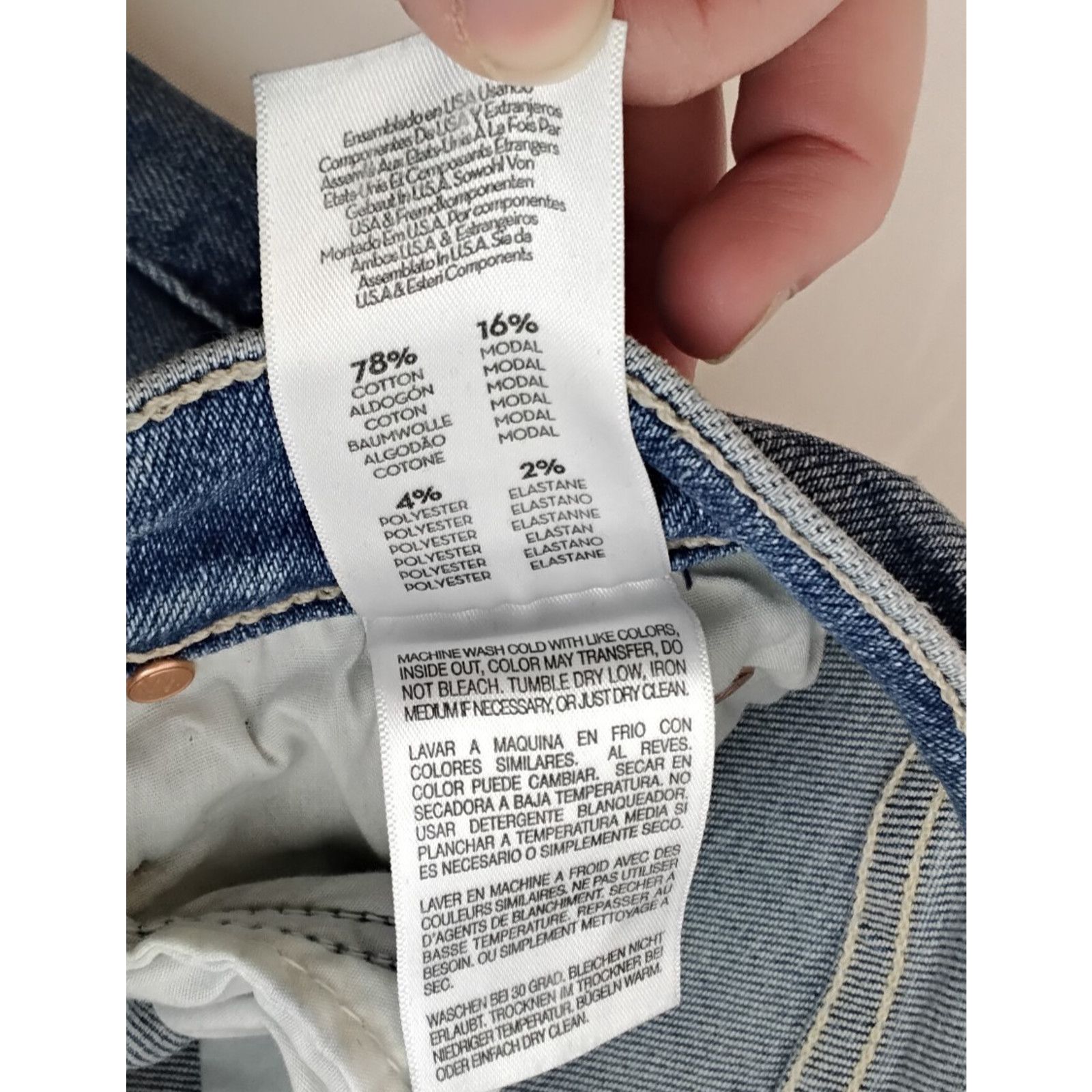 MOTHER Mother The Mid Rise Dazzle Ankle Jeans Women's 25x26 Light Size 25" / US 0 / IT 36 - 9 Thumbnail