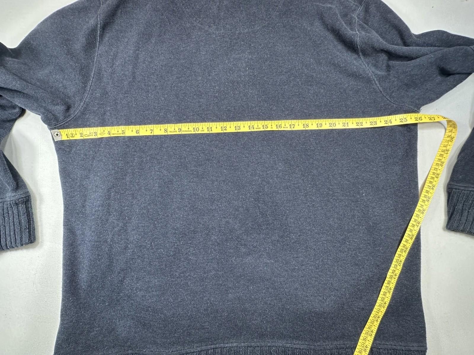 Lands' End Lands End Men's XL Blue 1/2 Button Heavy Pullover Sweater Size US XL / EU 56 / 4 - 6 Thumbnail