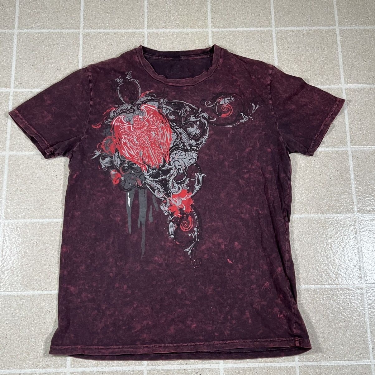 Other Vintage Y2K Affliction Ed Hardy Style Tshirt Grunge Sz M Size US M / EU 48-50 / 2 - 1 Thumbnail