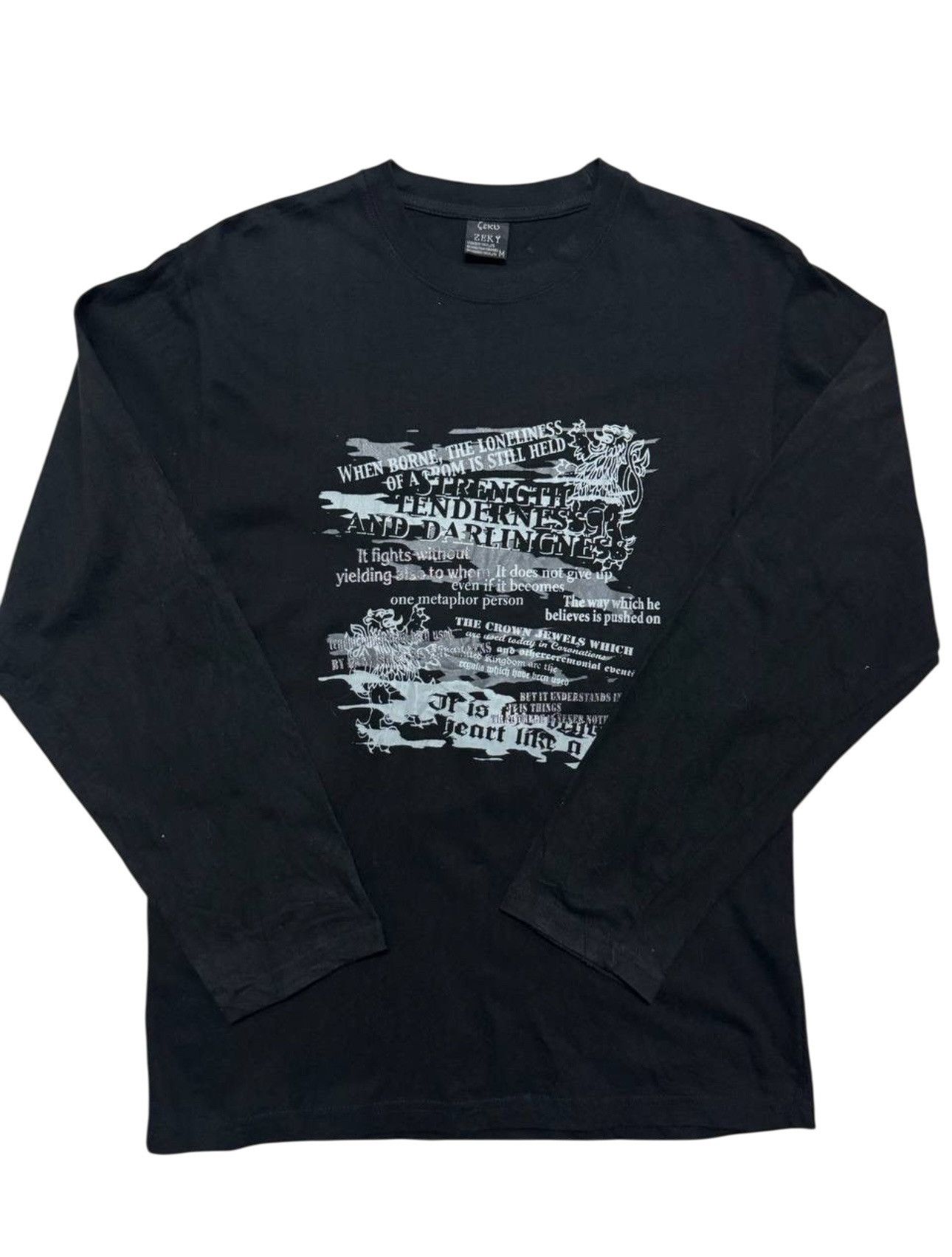 Seditionaries Vintage Leku Punk Tshirt Strength Tenderness And Darlingness Size US M / EU 48-50 / 2 - 1 Thumbnail