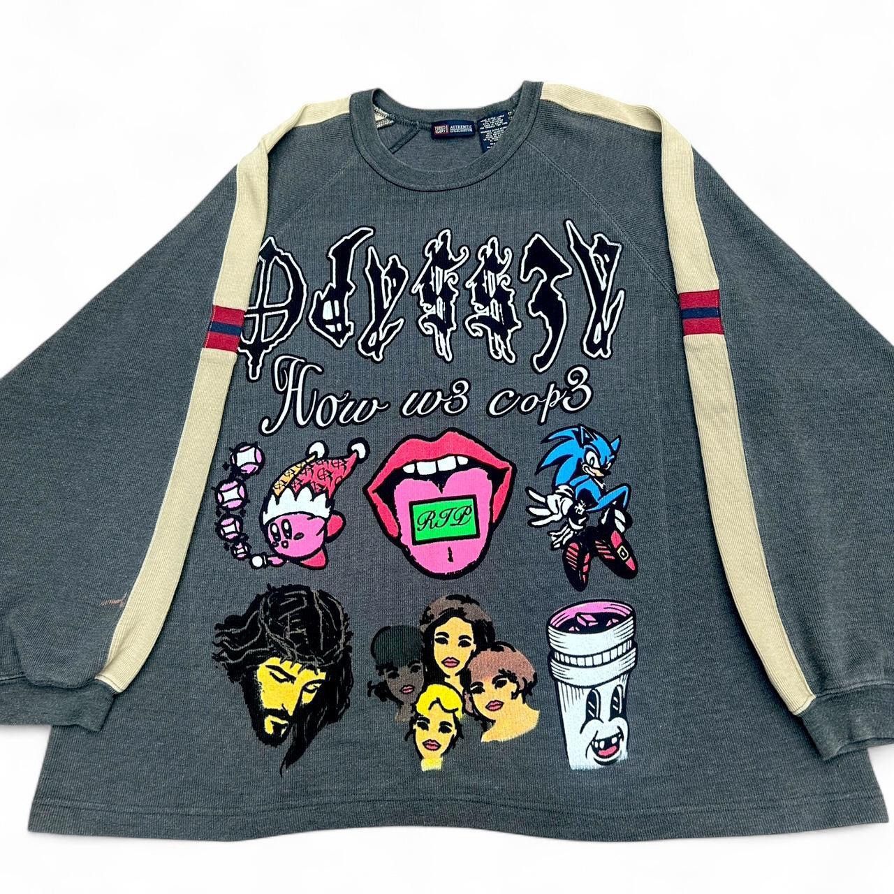 Other Odyss3y 1 of 1 “HOW W3 COP3” vintage thermal tee Size US XL / EU 56 / 4 - 1 Thumbnail