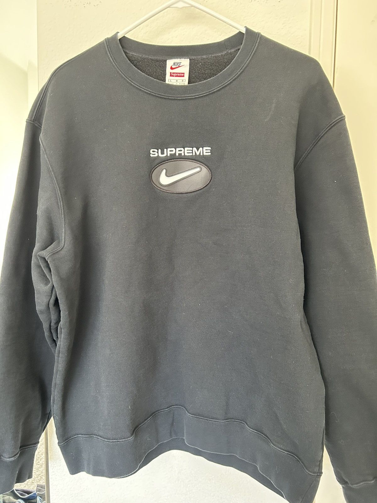 Supreme supreme x nike jewel crewneck | Grailed