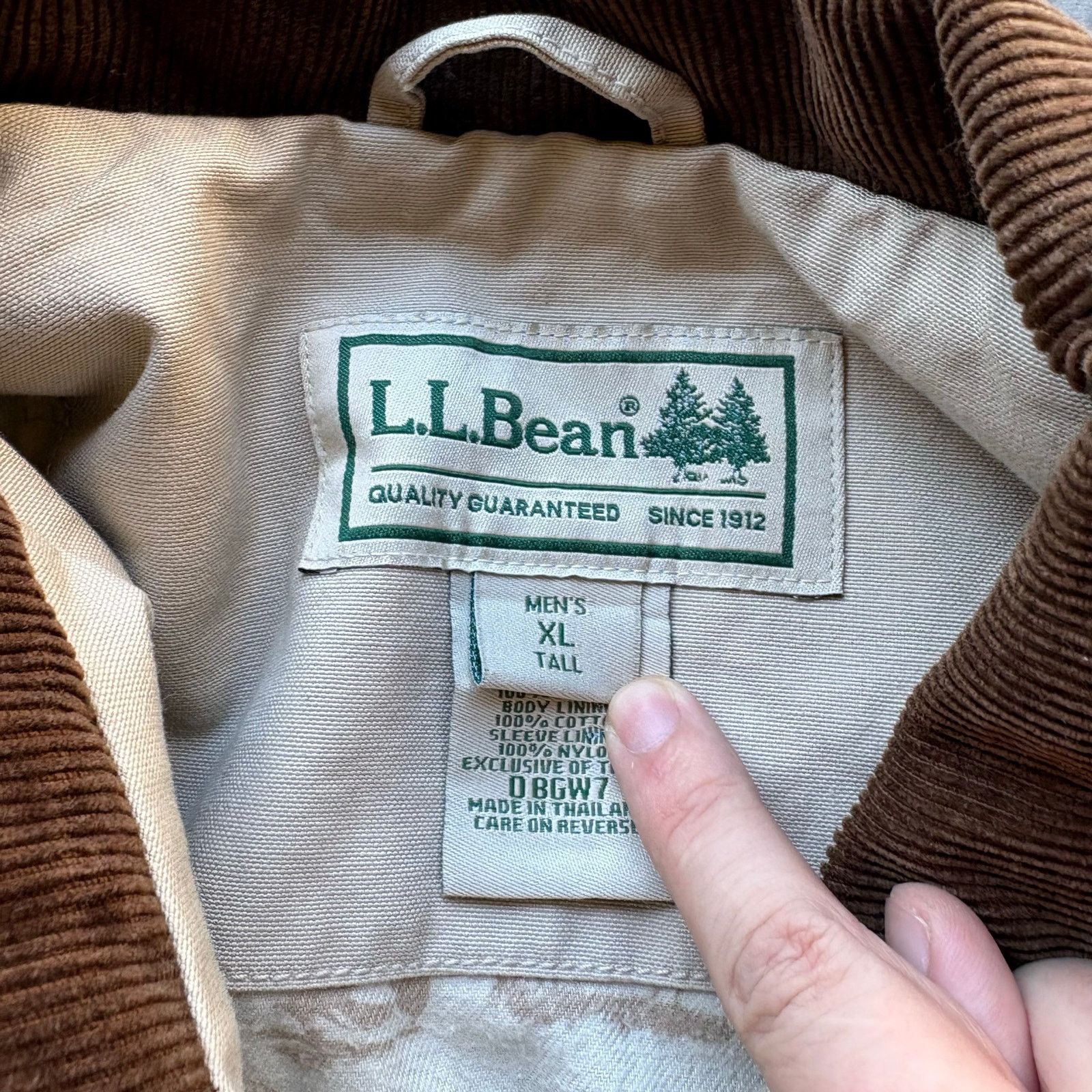L.L. Bean Beautiful Vintage Rare L.L. Bean Chore Coat Size US XL / EU 56 / 4 - 4 Thumbnail
