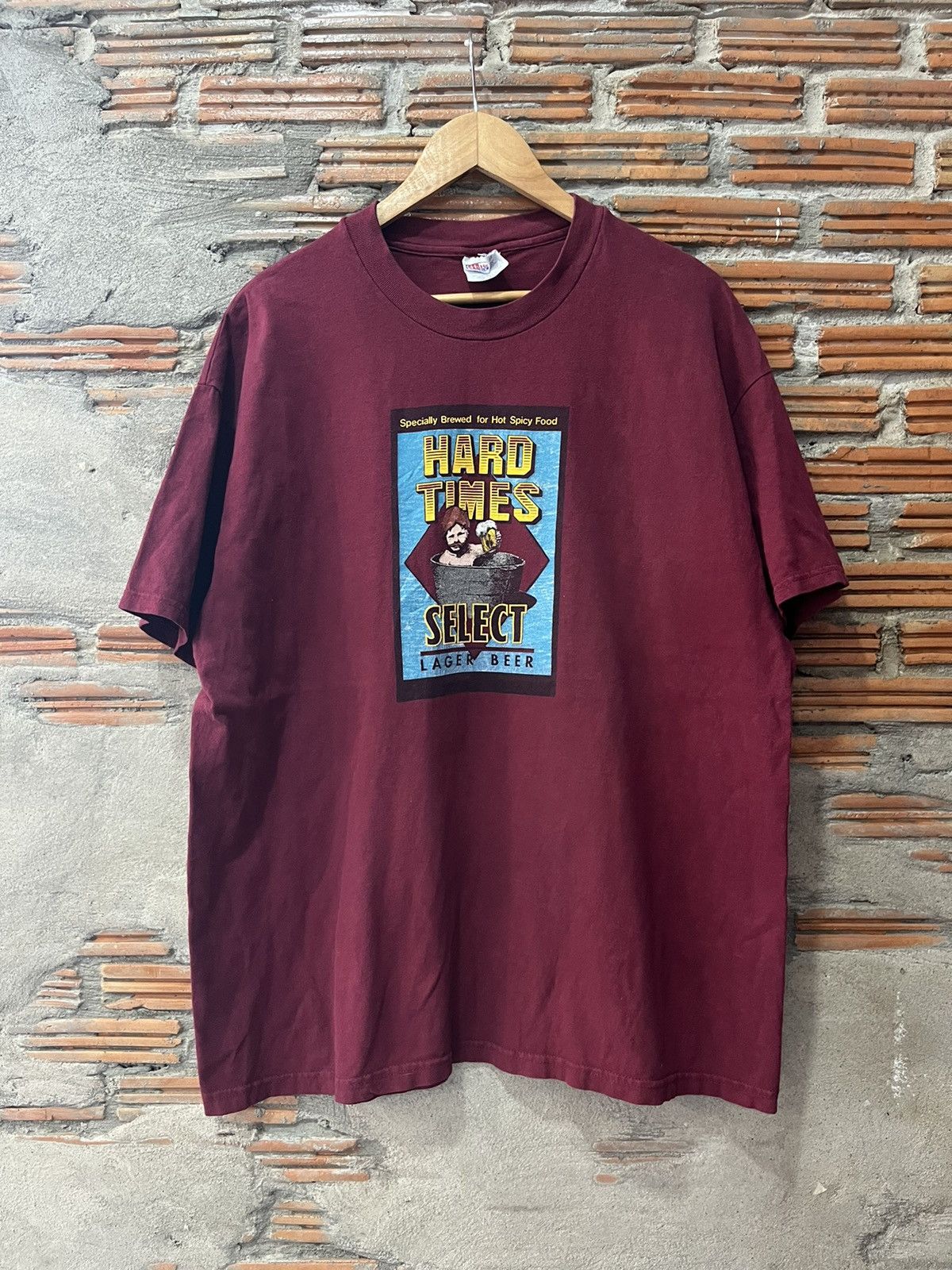 Vintage Promo HARD TIMES SELECT LAGER BEER 90’s Tshirt