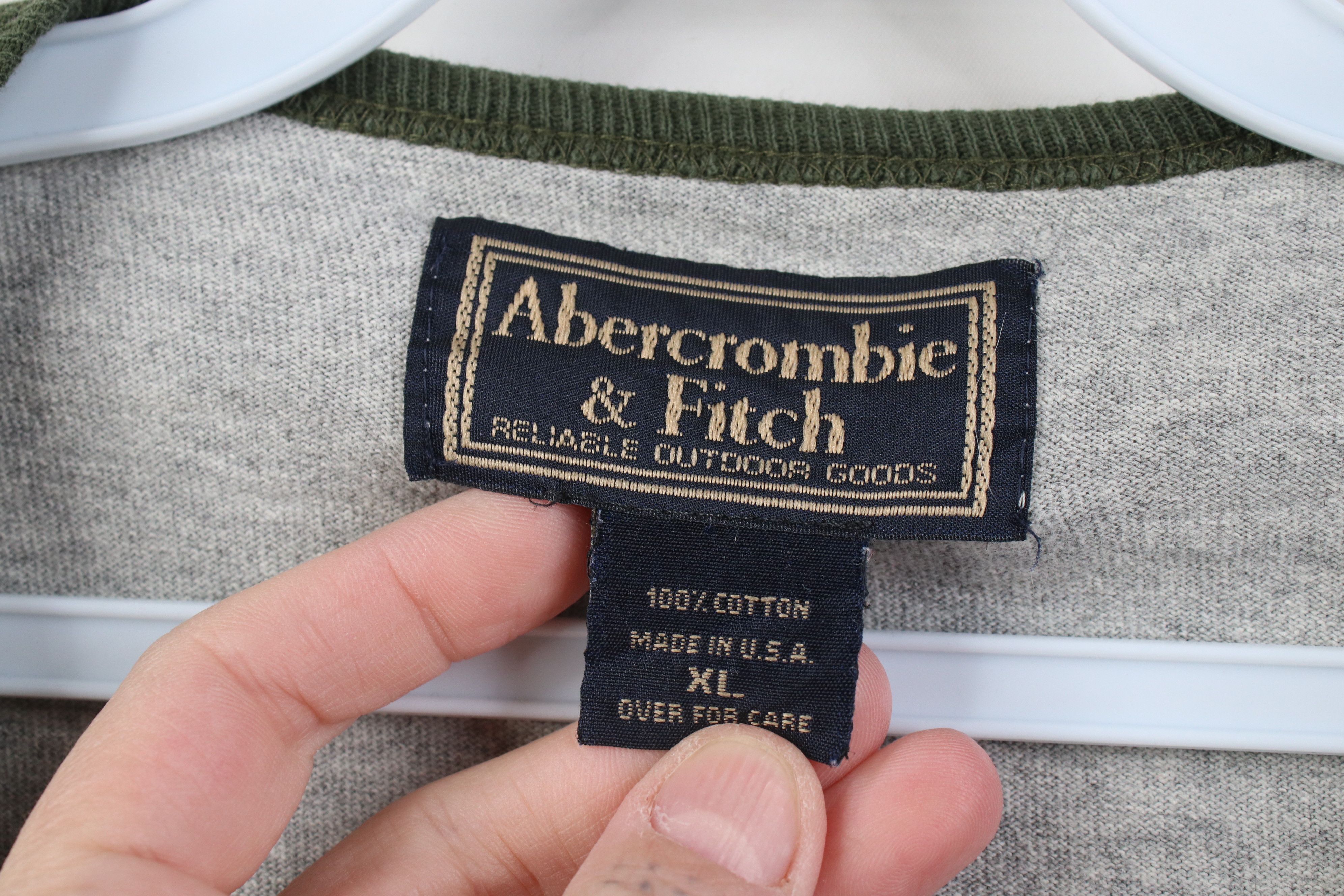 Abercrombie & Fitch Vintage 90s Abercrombie & Fitch Long Sleeve T-Shirt USA Size US XL / EU 56 / 4 - 7 Thumbnail