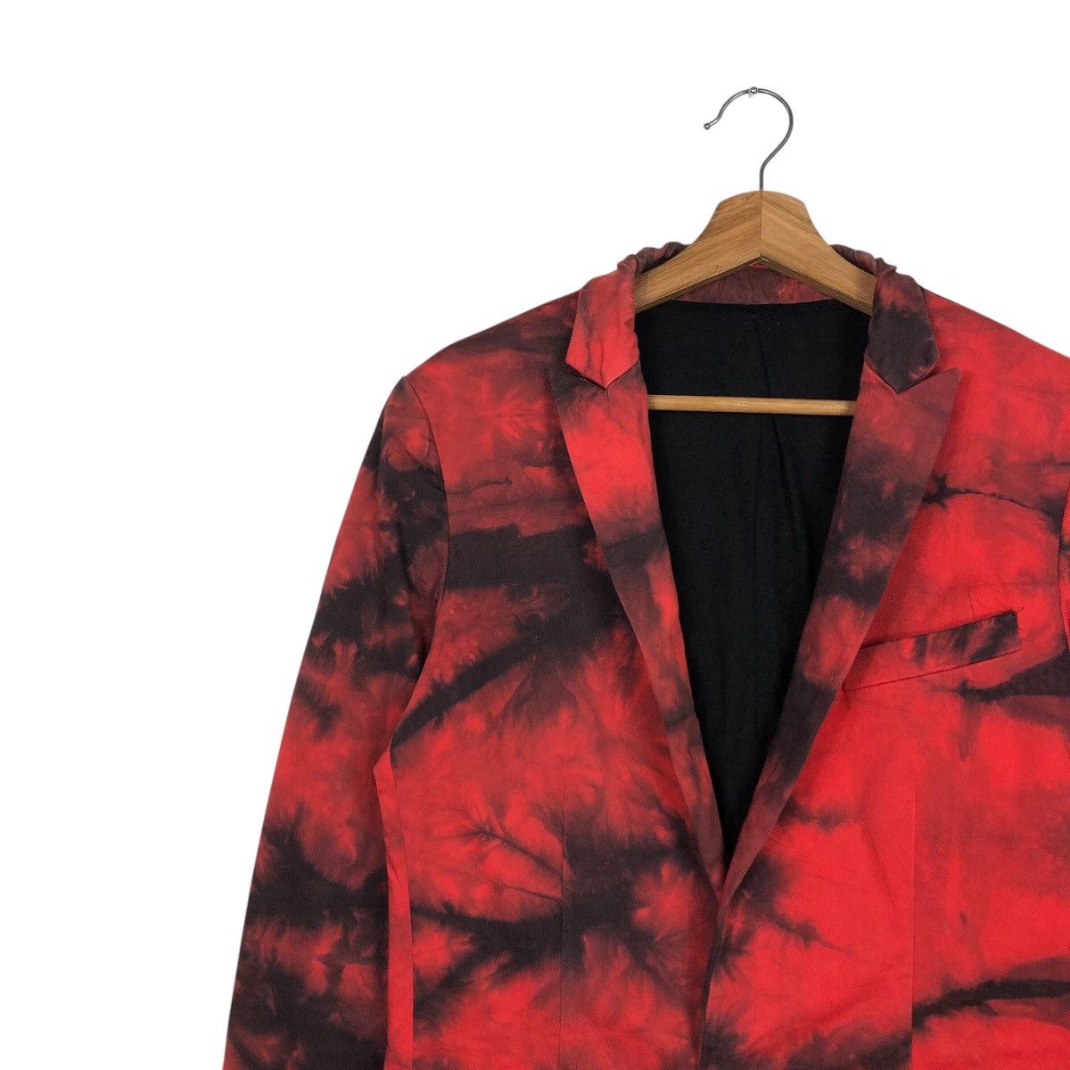 Japanese Brand 📌Cropped Biker Jacket Sos Te Nuto Acid Wash Issey Miyake Size US M / EU 48-50 / 2 - 8 Thumbnail