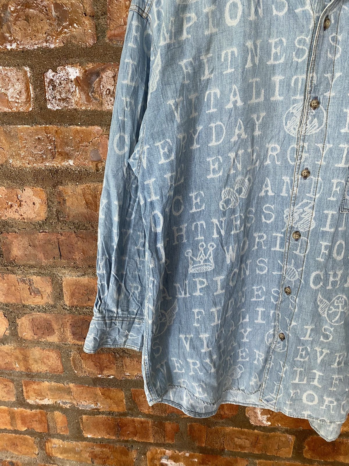 Jean Charles De Castelbajac Vtg poem and Anarchy button up Size US L / EU 52-54 / 3 - 8 Thumbnail