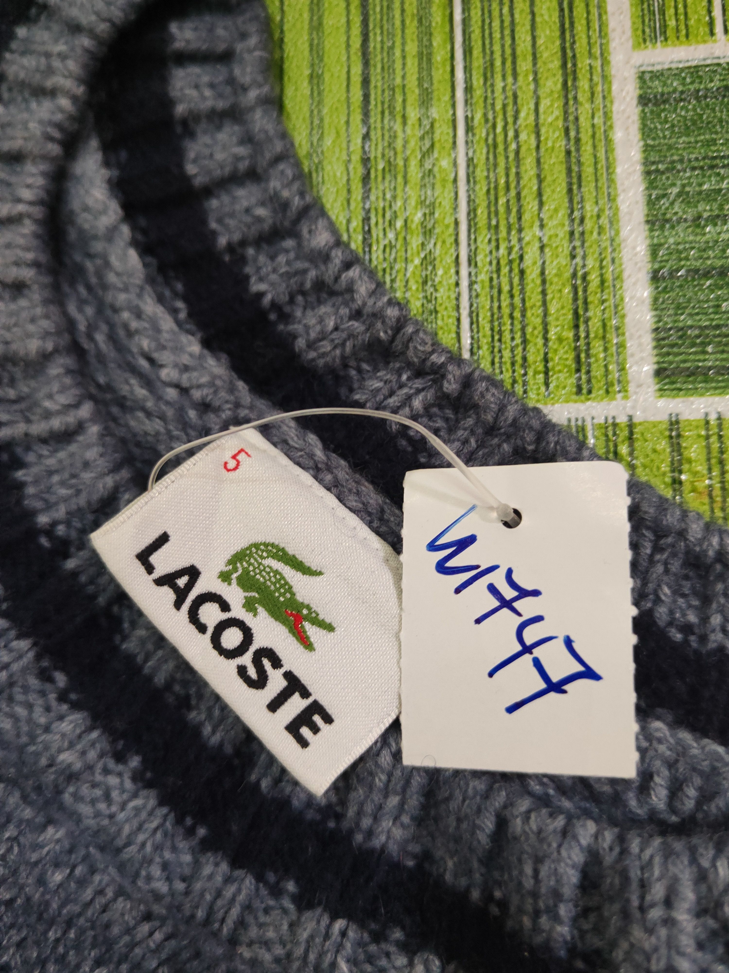 Vintage Lacoste vintage Blue Knitwear Sweatshirts #W1747 Size US M / EU 48-50 / 2 - 11 Thumbnail
