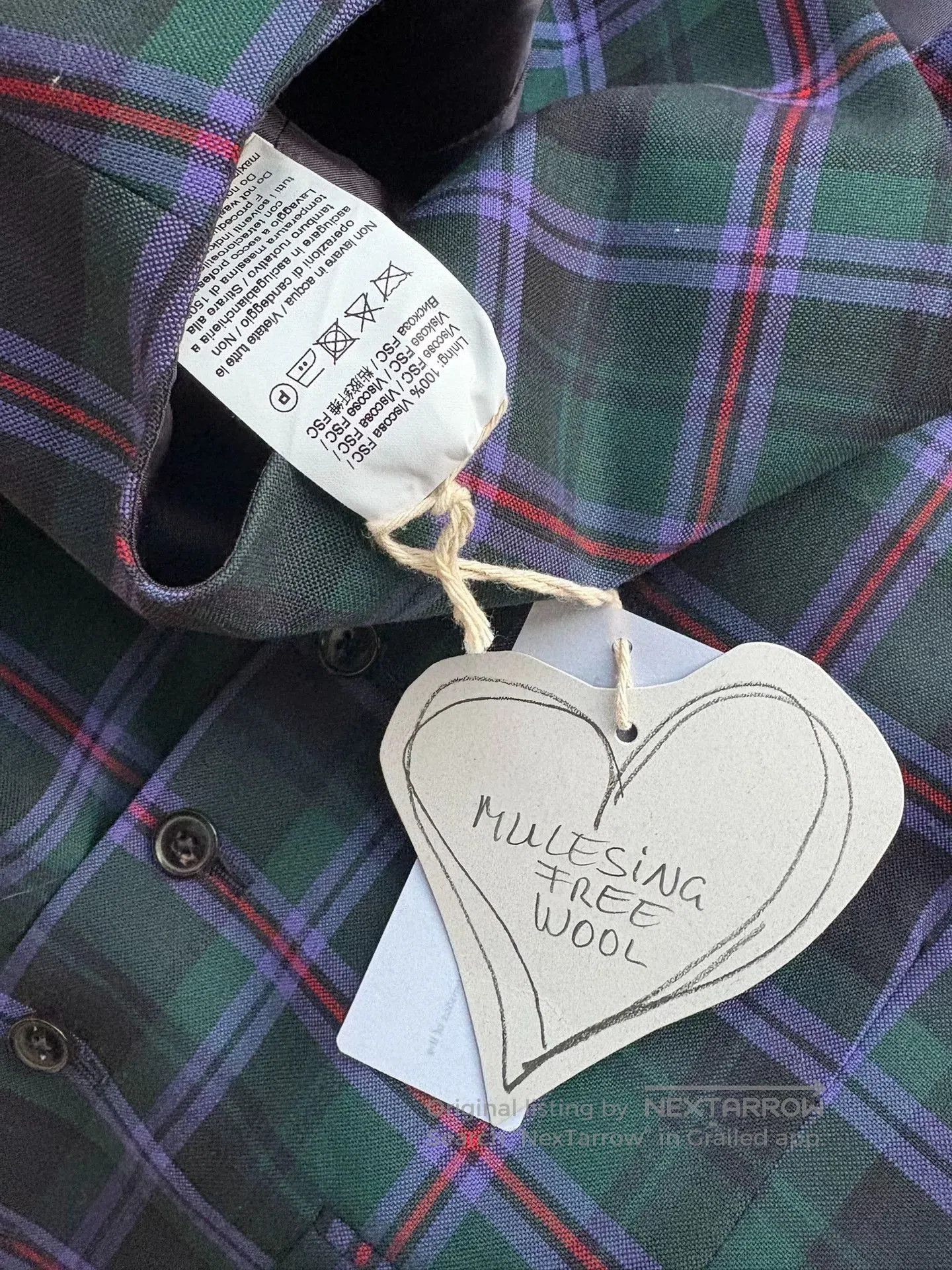Vivienne Westwood vivienne westwood green purple check vest. Size L / US 10 / IT 46 - 7 Thumbnail