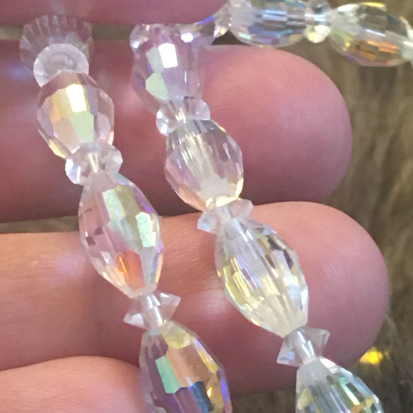 Vintage Vintage aurora borealis crystal choker necklace Size ONE SIZE - 8 Thumbnail